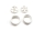 BM Racing - 026-1 Offset Changeable Rims (22mm) white (BMRX026-1W)