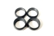 BM Racing - Constant Grip 22mm Drift Tire Set (4 pcs)...
