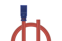 BLUE LINE SILIKON - Servogegenkabel JR, 30 cm, 0,25 mm2, Silikonlitze, flach, lose BLUE-LINE-SILIKON (8GR49245-1)