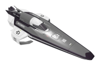 Joysway - E1 RaceBird Lite RC Hydrofoil Boat 2.4GHz RTR - Weiß (4ST8608W)