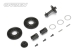CARTEN Set Tellerrad/Triebling Starrachse 40/17 Kunstoff...