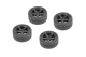 CARTEN 1/10 Rädersatz 26mm 5-speichen Felge schwarz,...