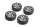 CARTEN TC Intermediate Rädersatz 6-Speichen ET-0mm silber, 4 Stück (NHA488)