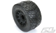 ProLine - Street Fighter HP 3.8&quot; Street BELTED Tires Mountedfor 17mm MT Front or Rear, Mounted on Ra (PL10167-10)