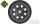 ProLine - Denali 1.9" Black/Black Bead-Loc 8 Spoke Front or Rear Wheels for Rock Crawlers (PL2747-15)