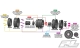 ProLine - Carbine 1.9&quot; Black Plastic Internal Bead-Loc Dually Wheelsfor Rock Crawlers Front or Rea (PL2786-00)