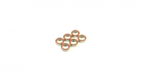 SWORKz Ball Bearing 10x15x4mm RED Rubber (6pcs) (SW116013R)