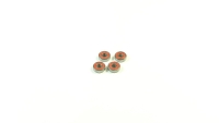 SWORKz Ball Bearing 5x13x4mm RED Rubber (4PC) (SW116019R)