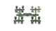 SWORKz Einsätze Achsschenkel hinten Set (SW220046)