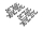 SWORKz Einsatz Kunststoff (2Set), Grau (SW228001DG)