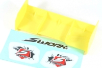 SWORKz 1/8 Heckspoiler Pro Race Gelb ungelocht (SW228022AFY)