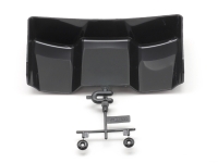 SWORKz S104 Rear Wing Set (W/O Holes) (BK) (SW2501800ABK)