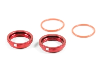 SWORKz Einstellring Alu Stoßdämpferfeder, Rot (2) (SW330560R)