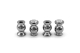 SWORKz - Gewindekugel lenkung Stahl 7mm L6 Thread Type, 4...