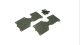 SWORKz Querlenkerplatte hinten unten Po-Composite Carbon...