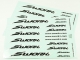 SWORKz Speed Aufkleber (PushBar) Schwarz (2) (SW510053PBK)