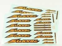 SWORKz Speed Aufkleber (PushBar) Orange (2) (SW510053PFO)
