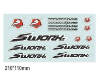 SWORKz Origional Logo Sticker (2) (SW510091)