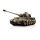 Torro - Heng Long - 1/16 RC Königstiger Henschelturm tarn BB+IR (Metallketten) (TOR14306-CA)