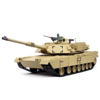 RC M1A2 Abrams sand BB+IR Metallketten - 1:16