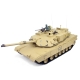 RC M1A2 Abrams sand BB+IR Metallketten - 1:16