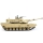 RC M1A2 Abrams sand BB+IR Metallketten - 1:16
