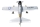 Seagull - Skyraider Warbird 1,6m (Electric Retracts) Bee (SEA230B)