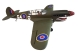 Seagull - P-40N Warhawk 2,03m (Electric retracts) Sharkhead (SEA250S)