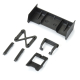 Pro-Line Racing - 1/18 Sector Wing Set and Roof Skids Black: Granite GROM (PRO642300)
