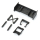 Pro-Line Racing - 1/18 Sector Wing Set and Roof Skids Black: Granite GROM (PRO642300)