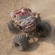 Losi - 1/18 Mini LMT Zombie 2S 4X4 RTR Brushed Monster Truck (Battery & Charger Included) Red (LOS01026T4)
