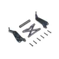 Losi - Wheelie Bar Set Black: Mini LMT (LOS-2822)
