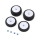 Pro-Line Racing - 1/24 Electron 2.0 Buggy F/R Tires Mounted 7mm White (4): Micro-B (PRO1031413)