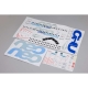 E-flite - Decal Set: Airbus A320 1.5m Airliner 64mm EDF...