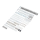 E-flite - Screw Set: Airbus A320 1.5m Airliner 64mm EDF...