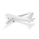 Airbus A320 weiß Twin 64mm EDF BNF Basic mit AS3X+...