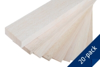 Kavan - 100x10cm Balsa 1 mm Standard (20 Stück) (KAV60.141101-P20)