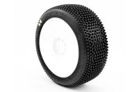 ProCircuit - HOT DICES V2 BUGGY S1 (SUPER SOFT) PRE-MOUNTED White, 2 Pcs. (MX-PCW2003-S1)