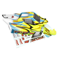 FS Racing - Karosserie + Aufkleber (gelb, für Focus) (FSR336181)