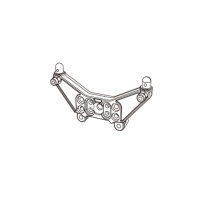 MJX - Stoßdämpferträger hinten (MX-14180)