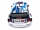 14304 Rally body painted with lights - 1:14