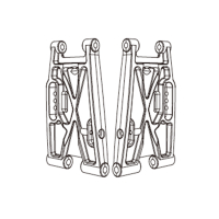 MJX - Hinterer unterer Querlenker (MX-P73250)