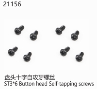 Yikong - Button Head Taping Screw ST3*6 (YK21156)