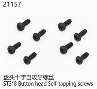 Yikong - Button Head Taping Screw ST3*8 (YK21157)