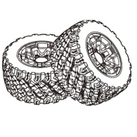 MJX - Reifen (2 Stück) (MX-P14307)