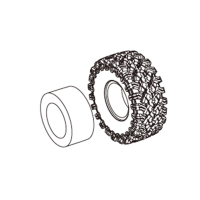 MJX - Reifen- & Einlagen-Set (MX-PT2022-1)