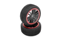 Funtek - Rear complete tyres (x2) - RED (IM-FTK-21110)