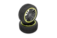 Funtek - Rear complete tyres (x2) - Yellow (IM-FTK-21114)