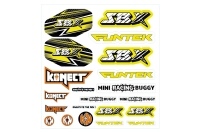 Funtek - Yellow/Black Stickers sheet (IM-FTK-21129)