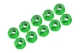 Ultimate Racing - M3 Alu Nylon Lock Nuts Green, 10 Pcs....
